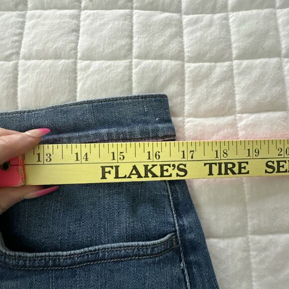 Rag & Bone Skirt Womens 34 Denim Clare Midi Front Slit Medium Wash Casual Boho - Picture 9 of 12